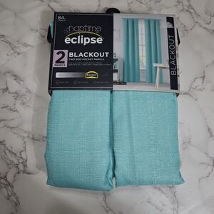 Eclipse Blackout Curtains in Aqua